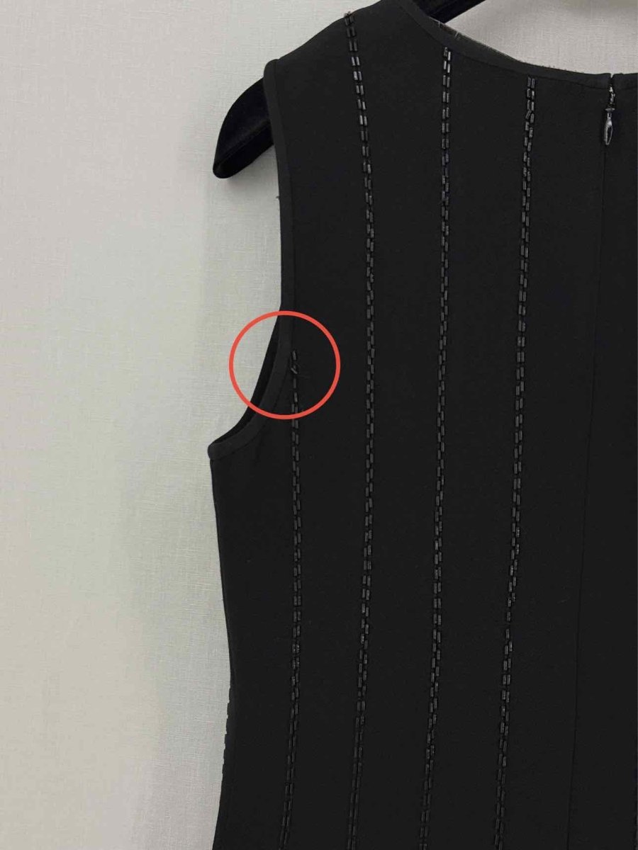Pre - loved DIANE VON FURSTENBERG Black Size US 4 Knee Length Dress at Reems Closet