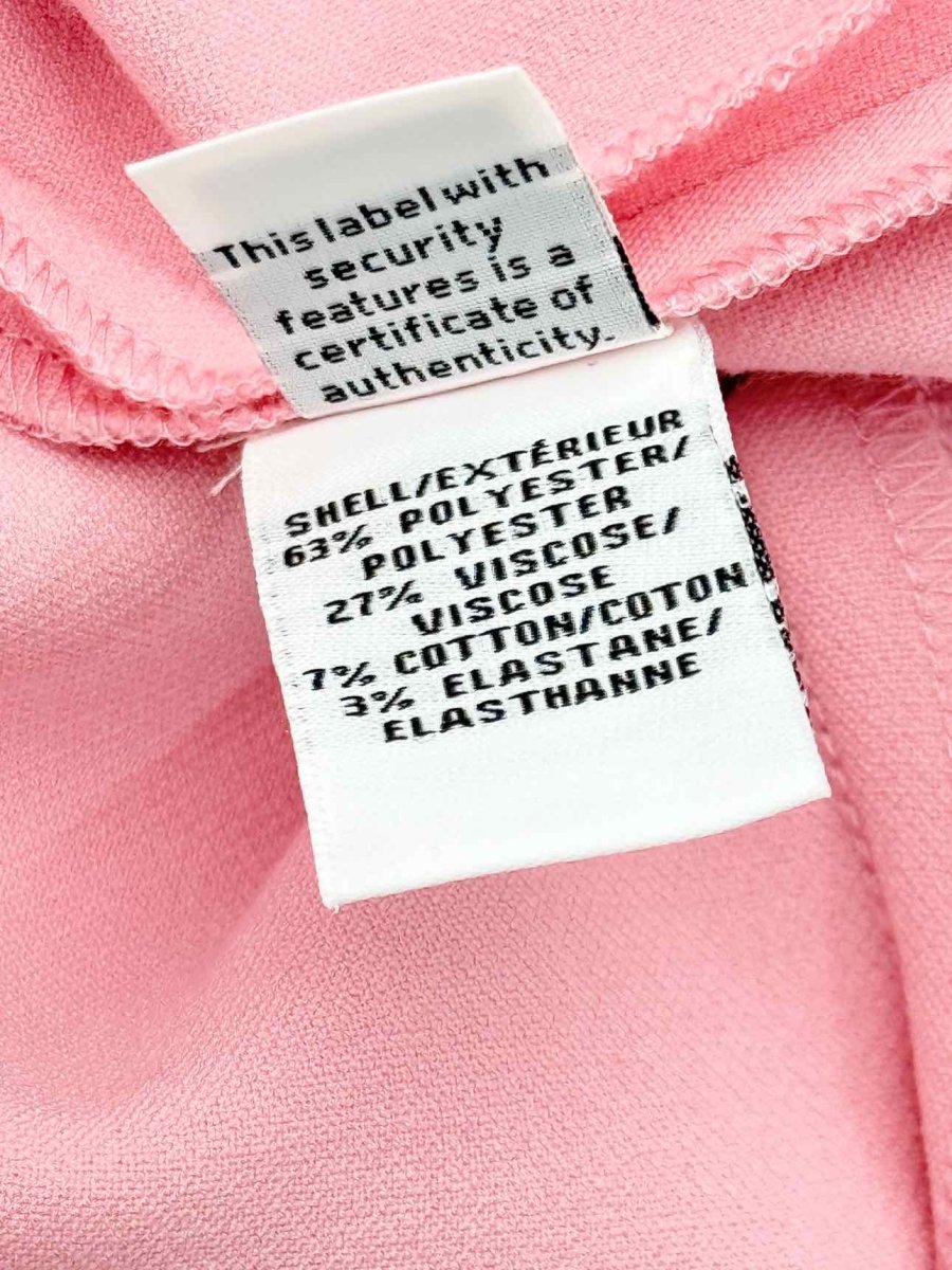 Pre - loved DIANE VON FURSTENBERG Peplum Pink Size US 8 Top at Reems Closet