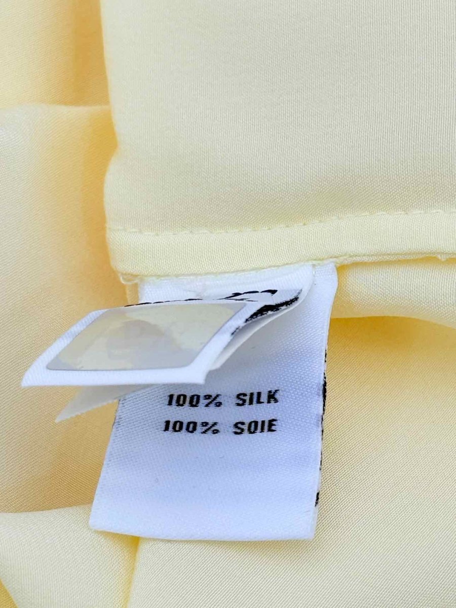 Pre - loved DIANE VON FURSTENBERG Yellow Size Small Shirt at Reems Closet