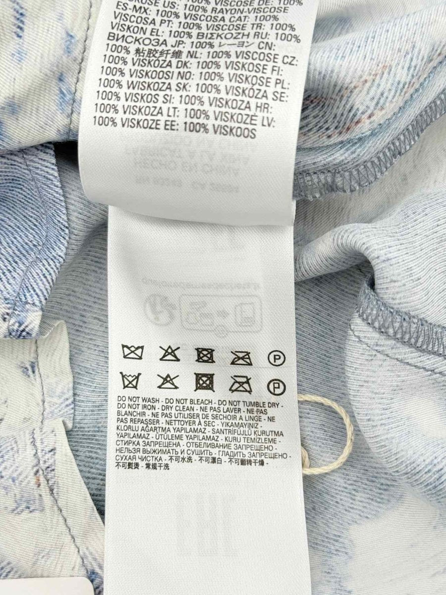 Pre - loved DIESEL C - Lorelle Blue Printed Size US 4 Shirt at Reems Closet