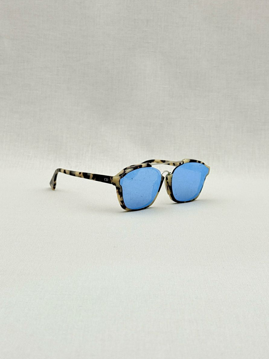 DIOR Cream & Black Sunglasses - Reems Closet display picture 3