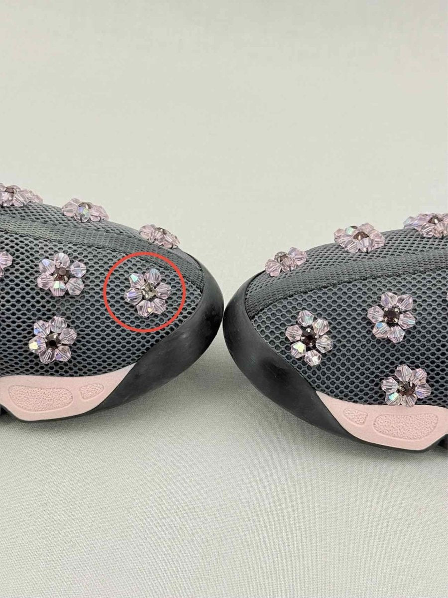 Pre - loved DIOR Grey & Pink Size EU 39.5 Sneakers at Reems Closet