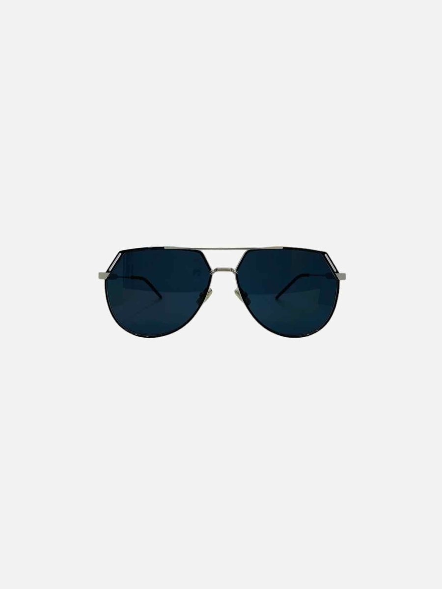 Pre-loved DIOR HOMME DiorRiding Silver Sunglasses from Reems Closet