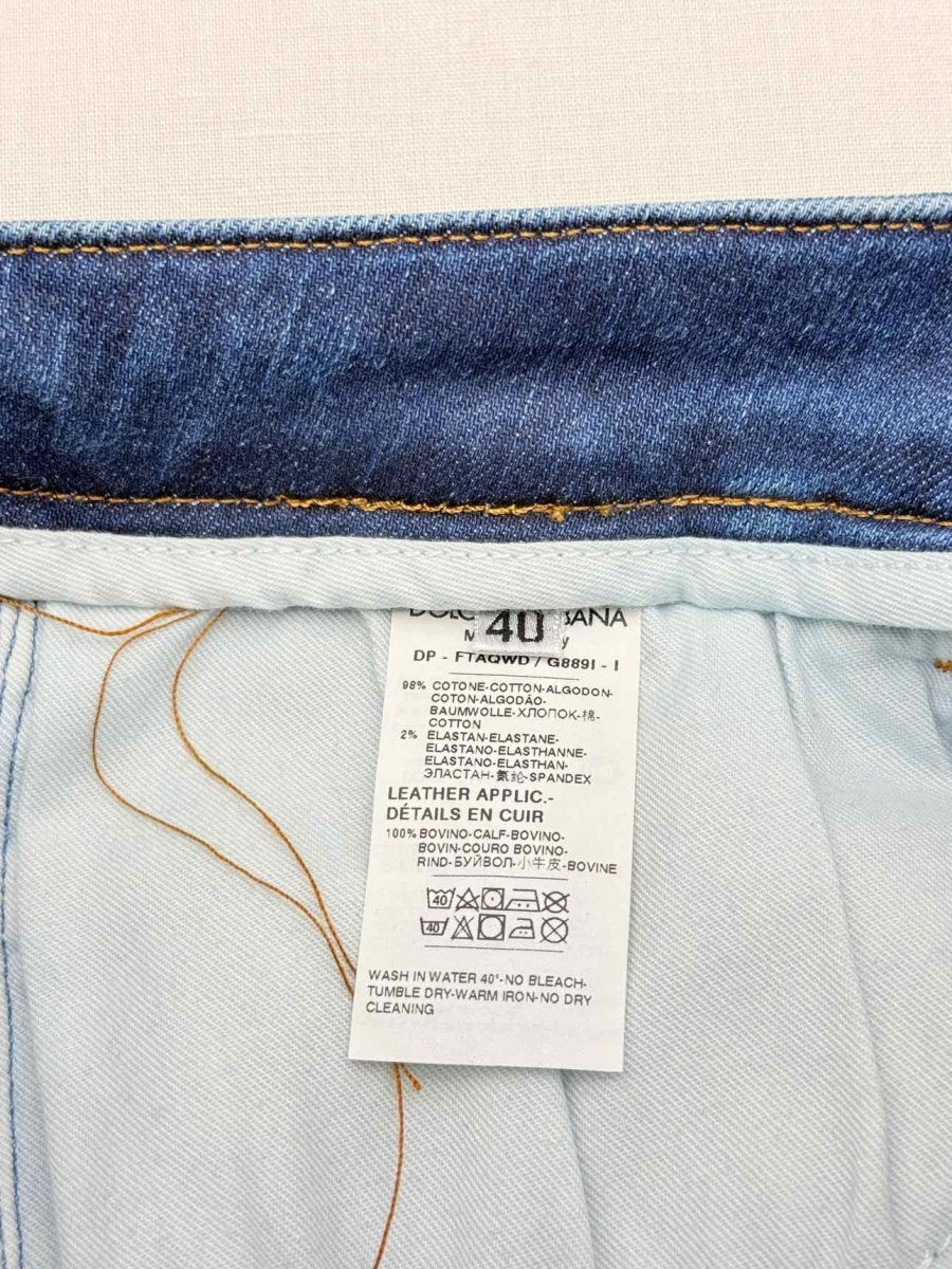 Pre - loved DOLCE & GABBANA Blue Washed Size US 4 Jeans at Reems Closet