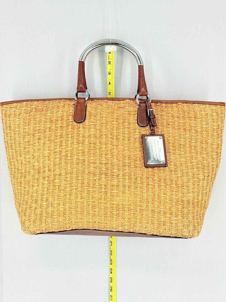 Pre - loved DOLCE & GABBANA Miss Elsie Tote Beige Tote Bag at Reems Closet