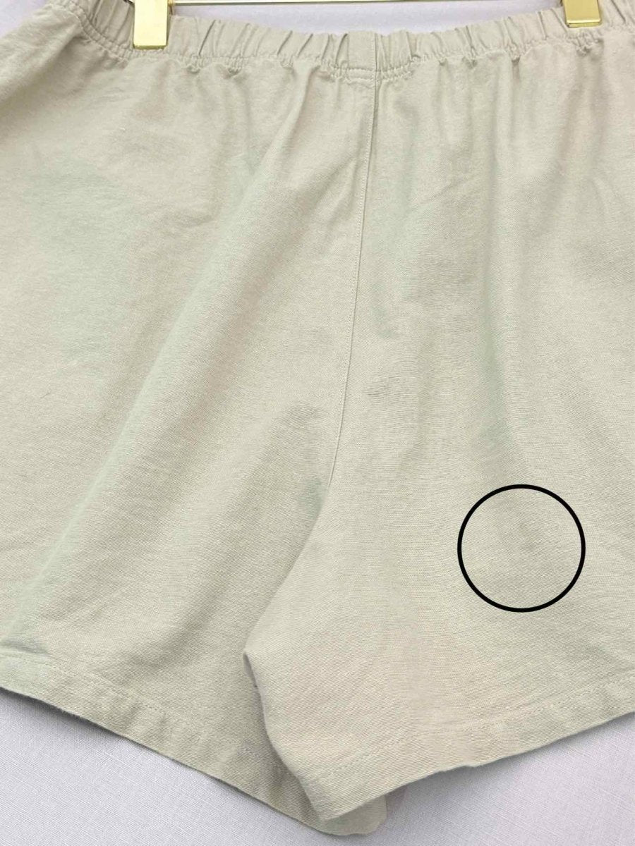 Pre - loved FEAR OF GOD Essentials Brushed Oxford Khaki Cotton Size Large Outfit Set at Reems Closet