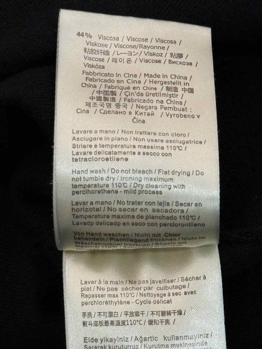 Pre - loved FENDI Black FF Jacquard Size US 4 Cardigan at Reems Closet