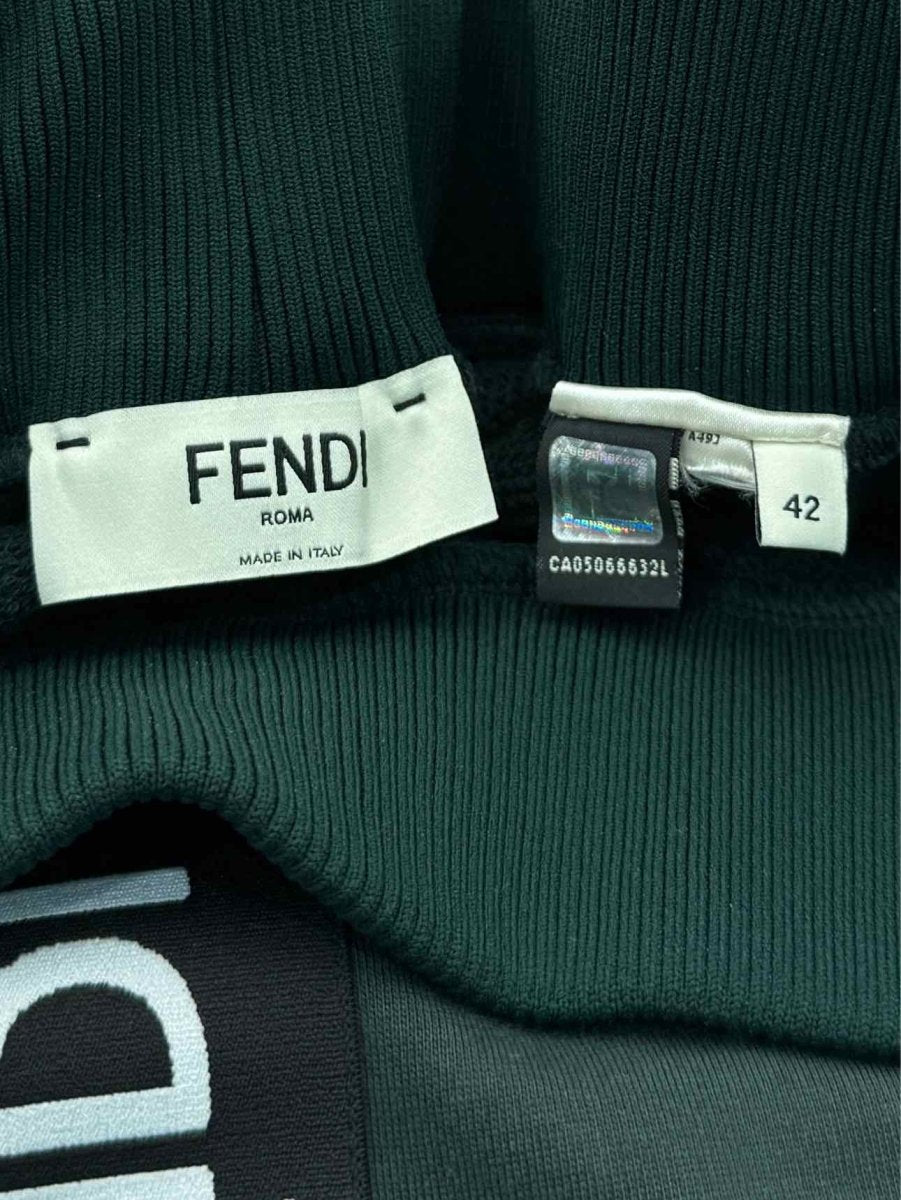 Pre - loved FENDI Green Size US 6 Tracksuit Set at Reems Closet