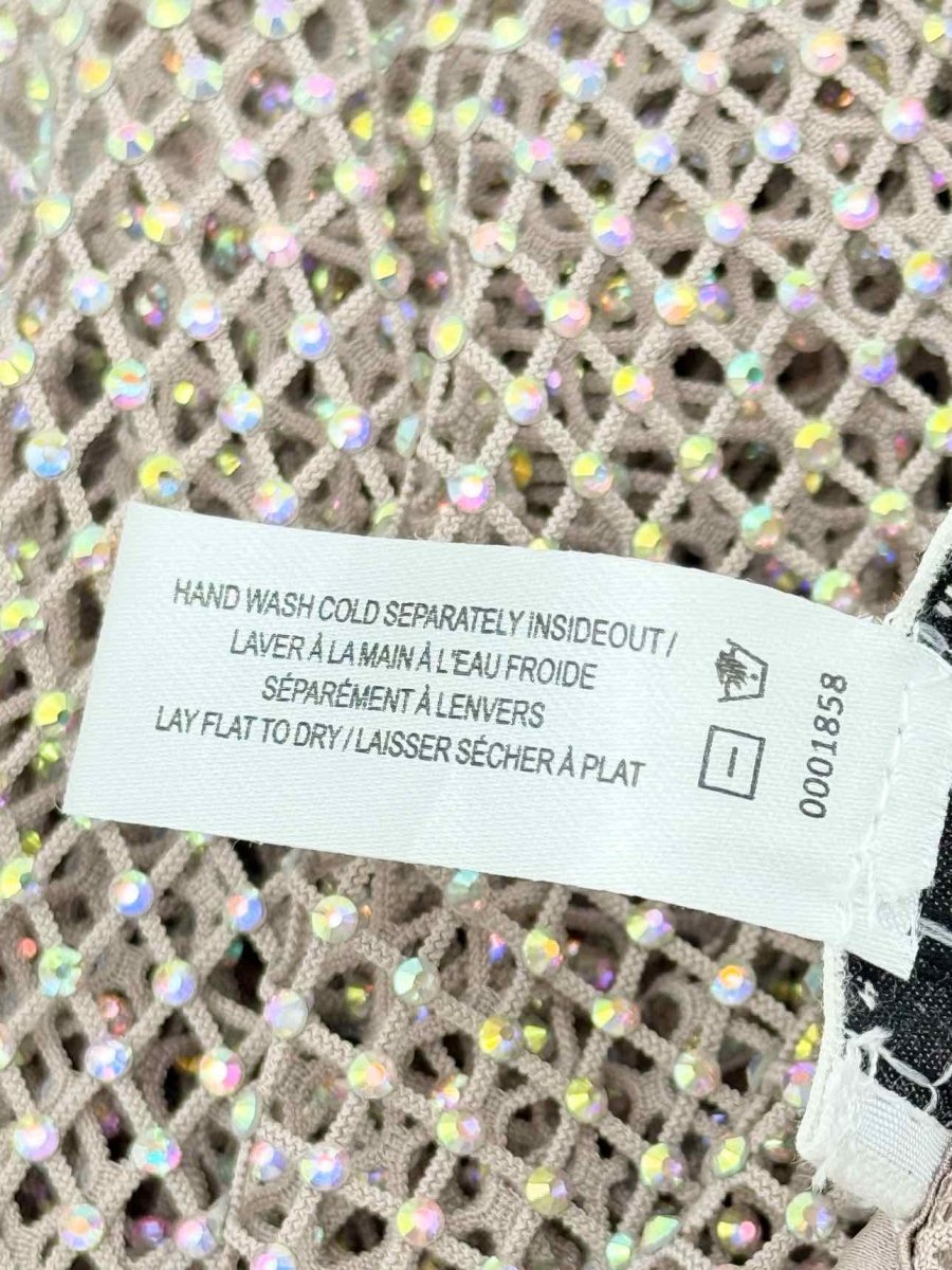 Pre - loved FLEUR DU MAL Pink & Silver Size XSmall Short Dress at Reems Closet