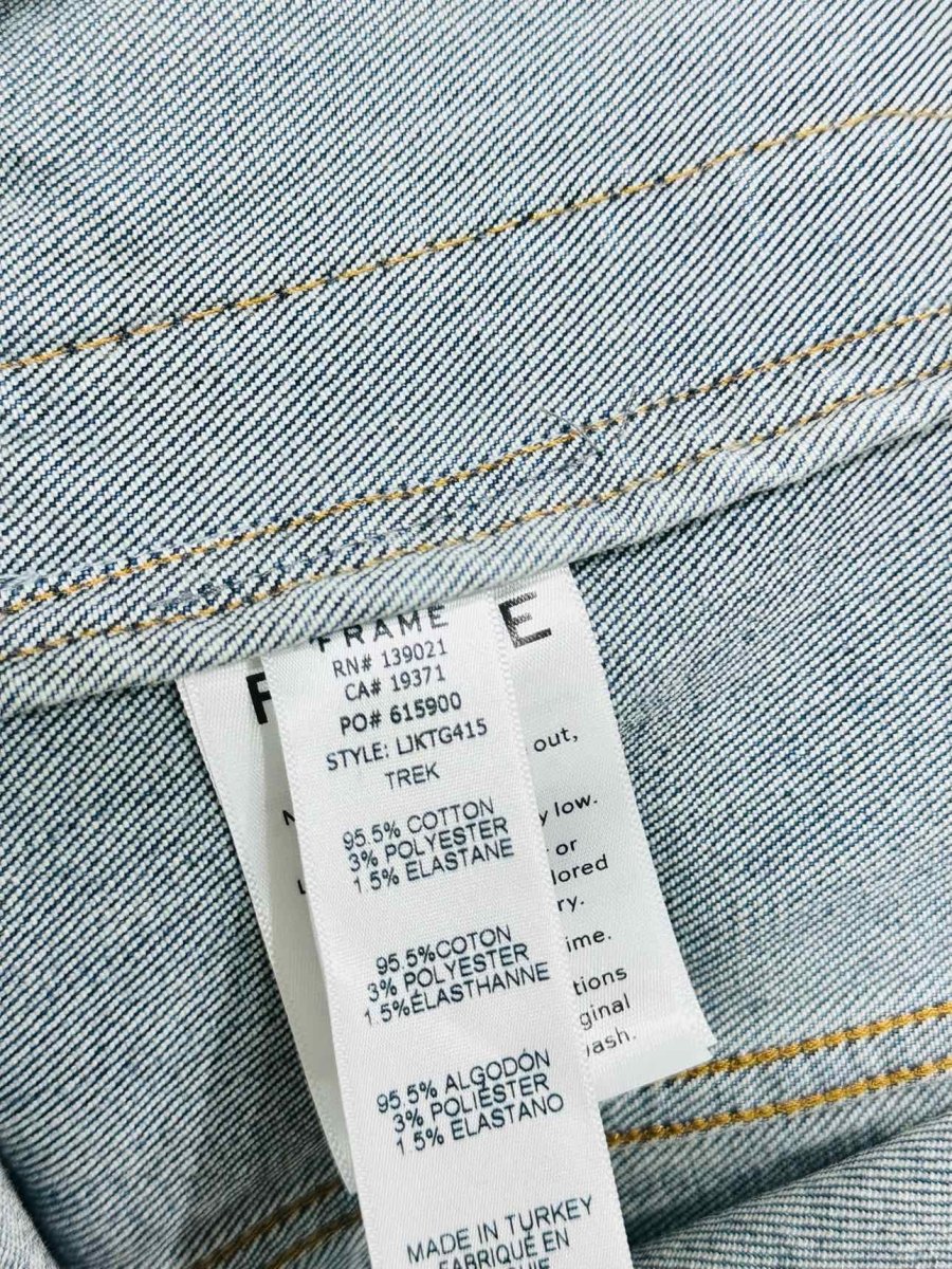 Pre - loved FRAME Blue Jacket at Reems Closet