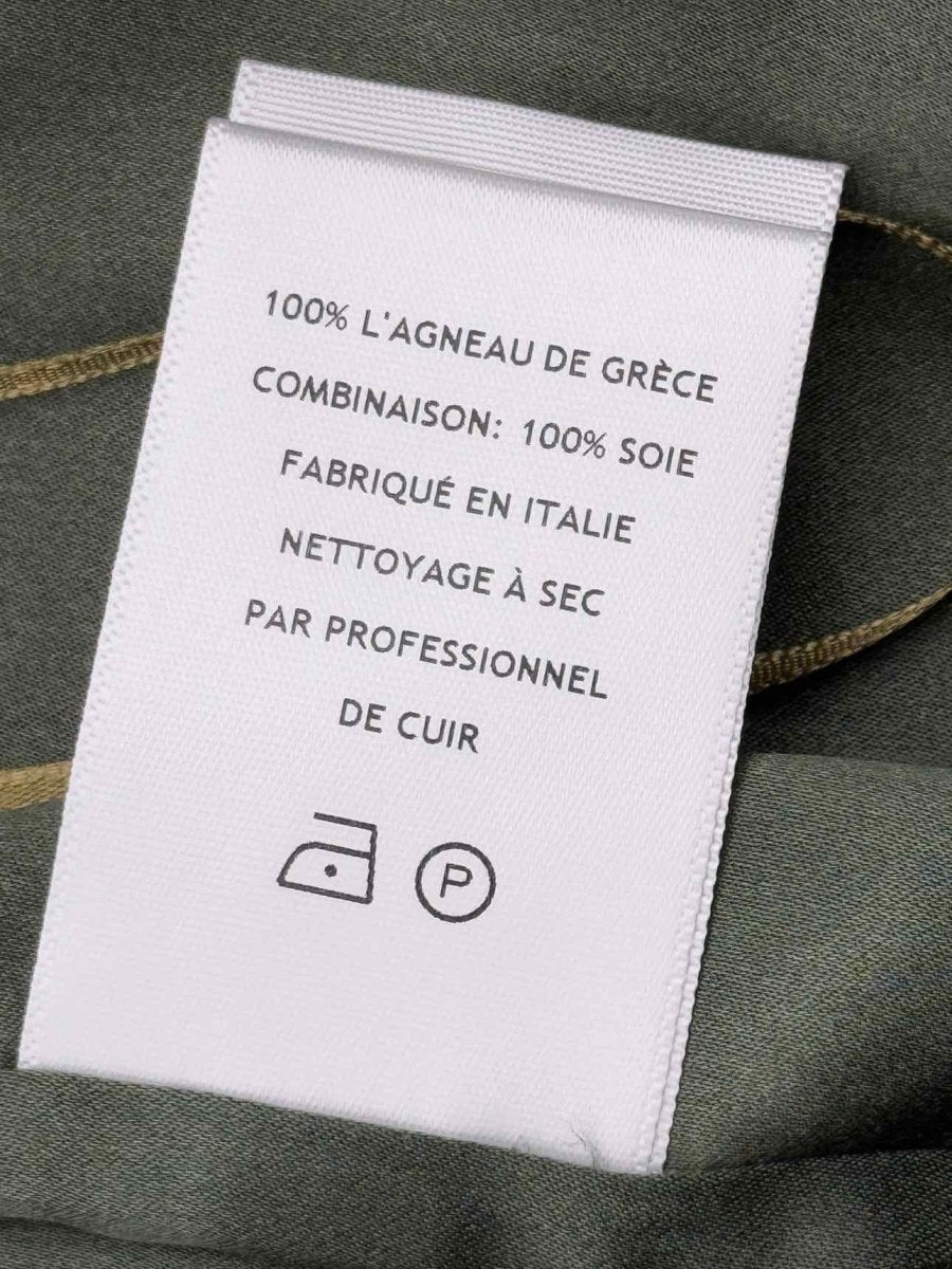 Pre - loved GABRIELA HEARST Khaki Size US 6 Pants at Reems Closet