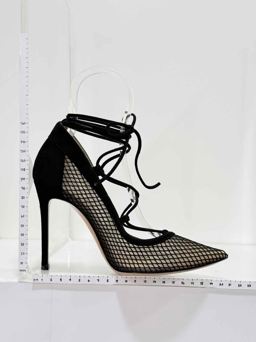 Pre - loved GIANVITO ROSSI Black Size EU 36 Heeled Sandals at Reems Closet