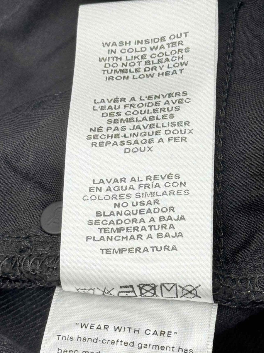 Pre - loved GOOD AMERICAN Wide Leg Black Size 29 Jeans at Reems Closet