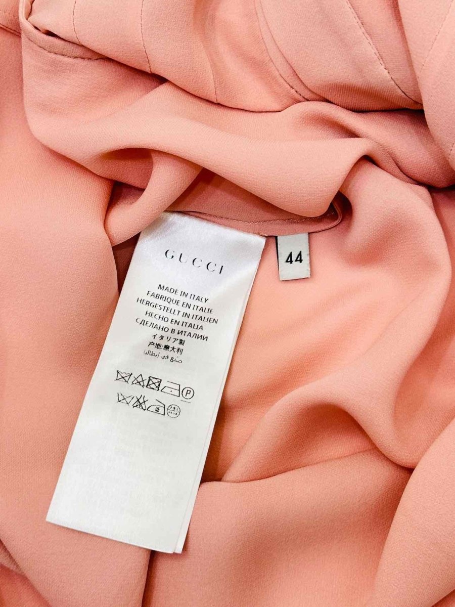 Pre - loved GUCCI Basic Dusky Pink Blouse at Reems Closet