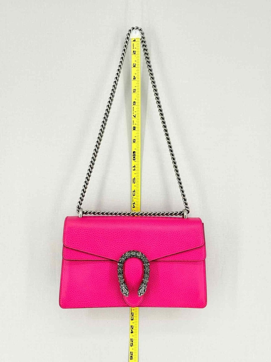 Pre - loved GUCCI Dionysus Fuchsia Shoulder Bag at Reems Closet