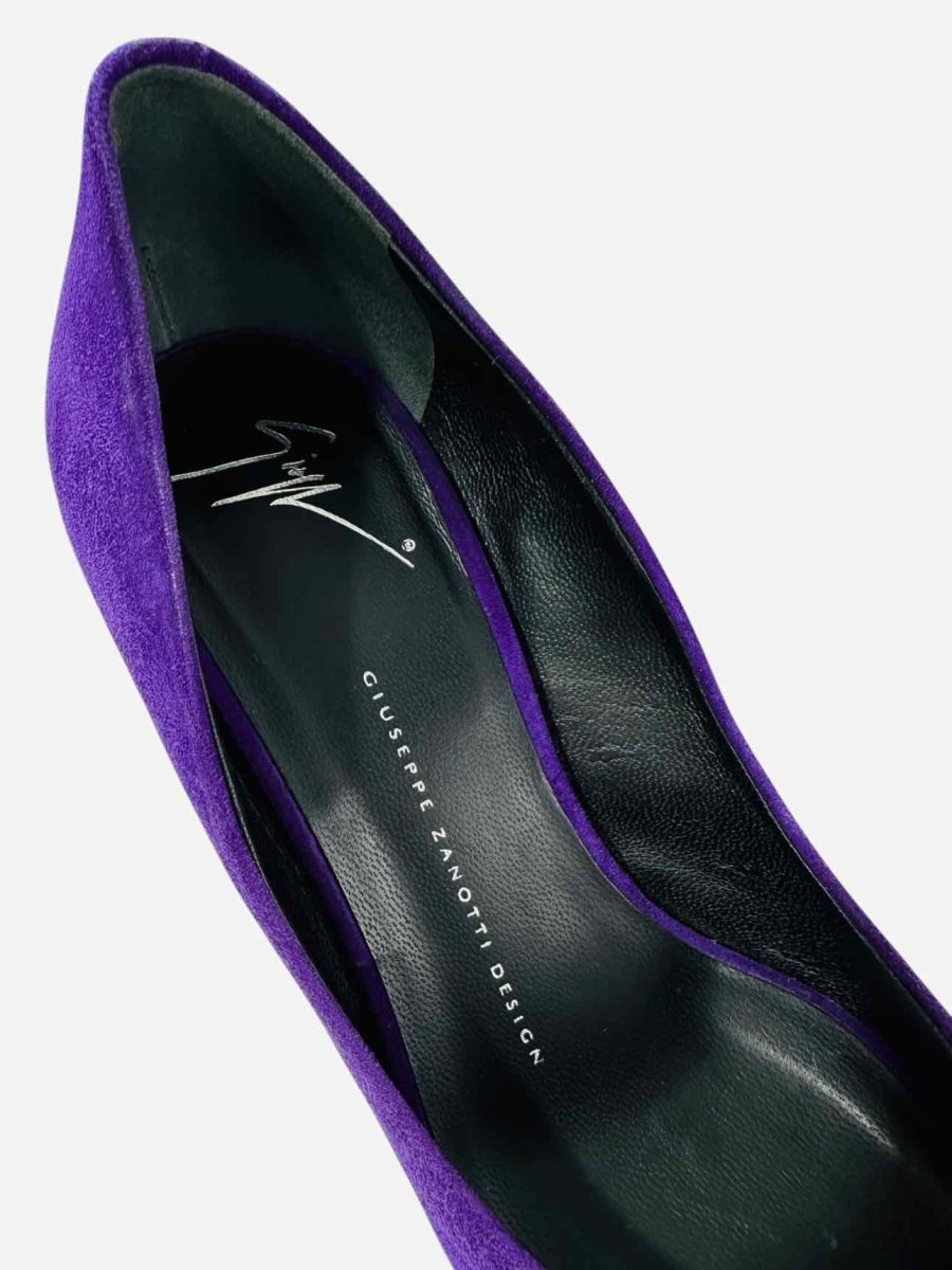 Pre - loved GUISEPPE ZANOTTI Sharon Purple Pumps 38 at Reems Closet