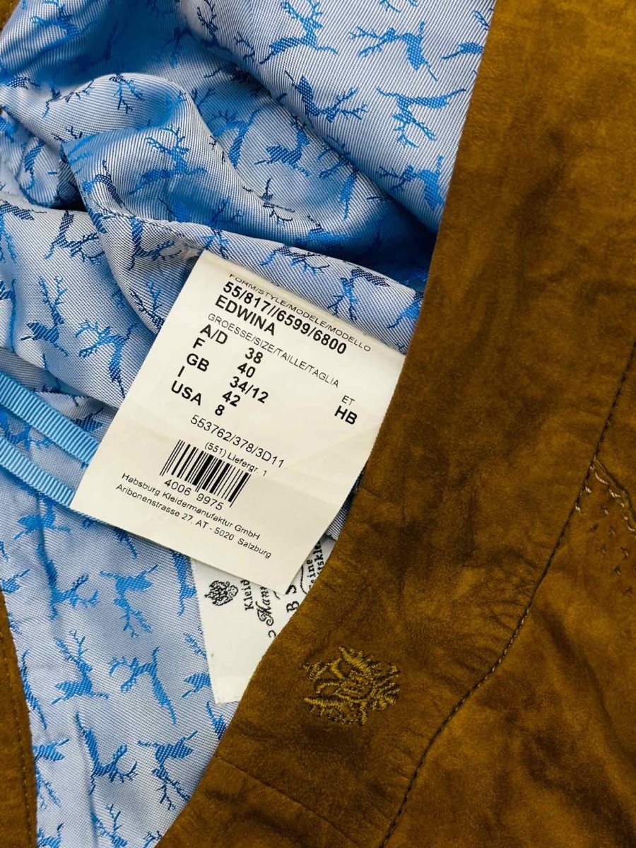 Pre - loved HABSBURG Camel Knee Length Skirt at Reems Closet