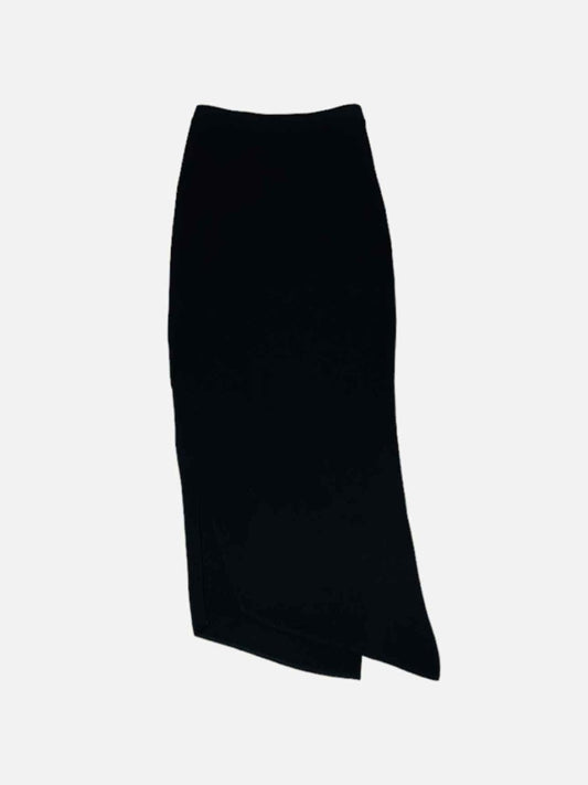 Pre-loved HELMUT LANG Black Midi Skirt from Reems Closet
