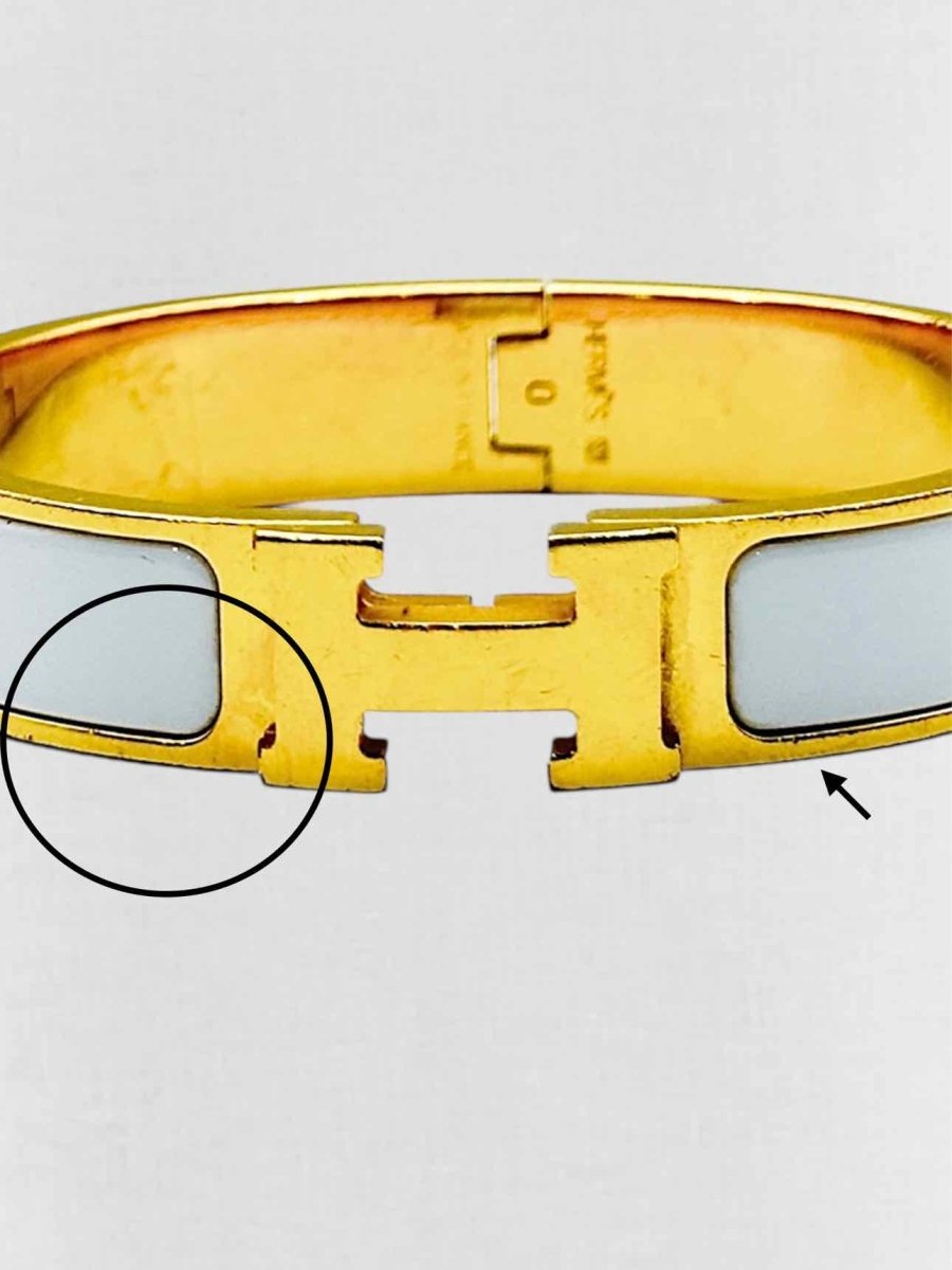 Pre - loved HERMES Fashion Bangle at Reems Closet