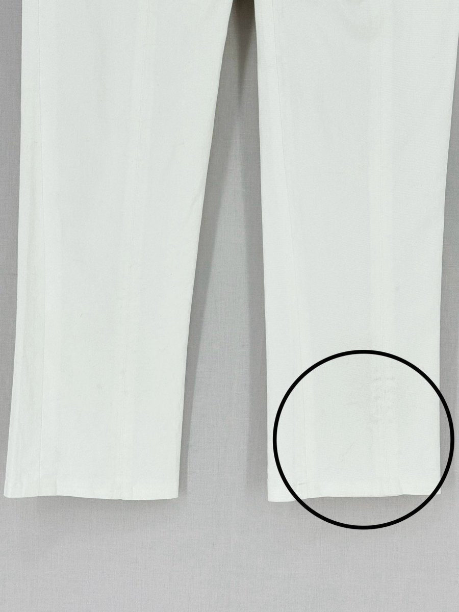 Pre - loved HERMES White Size US 4 Pants at Reems Closet