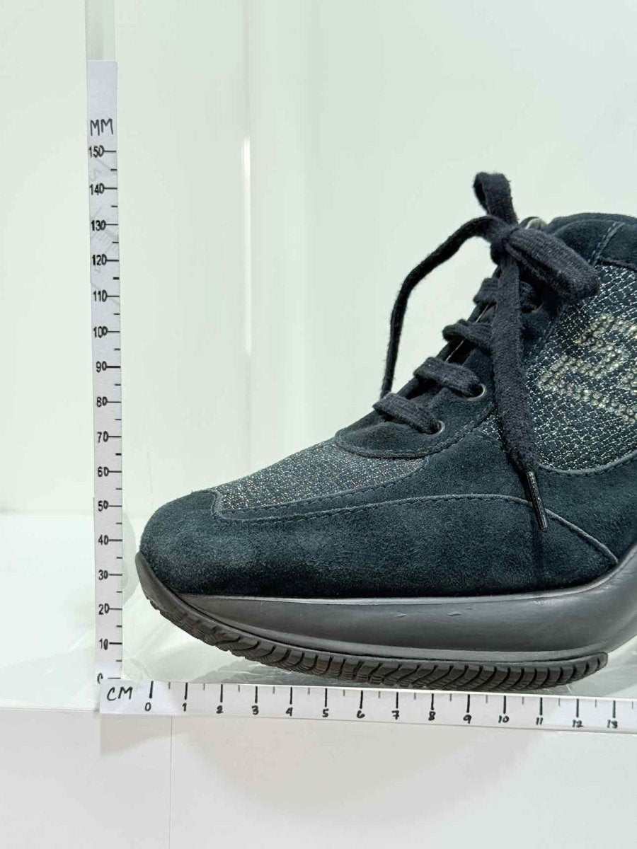 Pre - loved HOGAN Black Size EU 39.5 Sneaker Wedges at Reems Closet