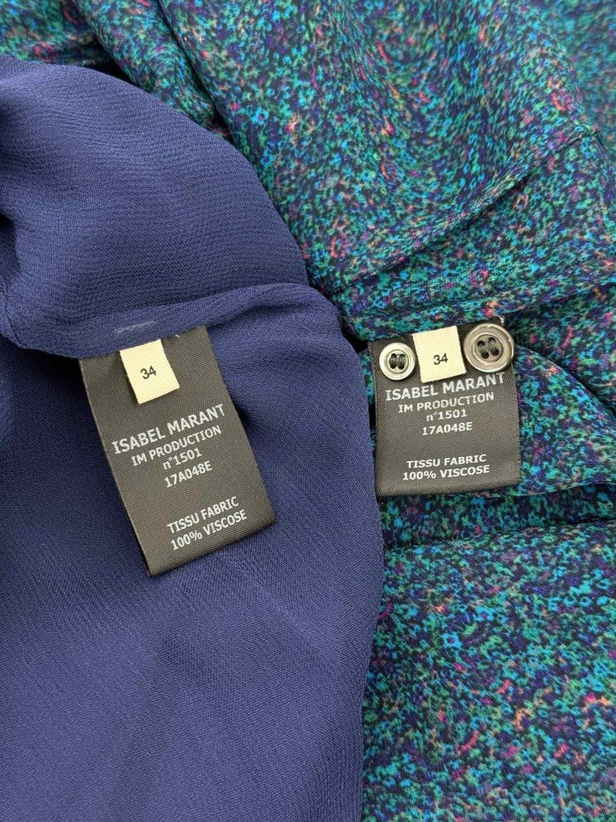 Pre - loved ISABEL MARANT ETOILE Blue Size US 2 Long Dress at Reems Closet