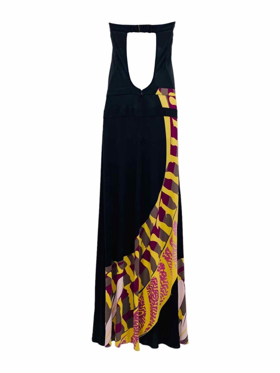 Pre-loved ISSA Tube Black Multicolor Long Dress from Reems Closet