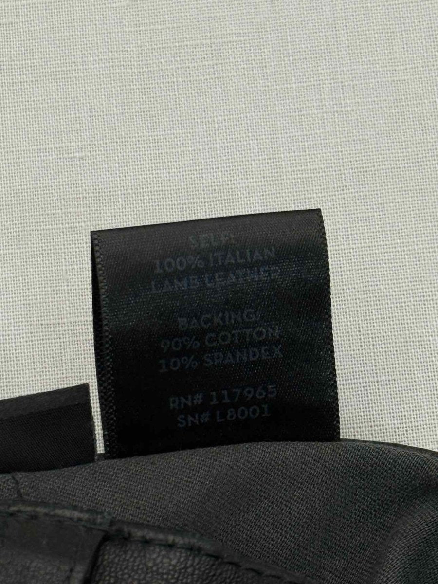 Pre - loved J BRAND Skinny Black Leather Size 24 Jeans at Reems Closet