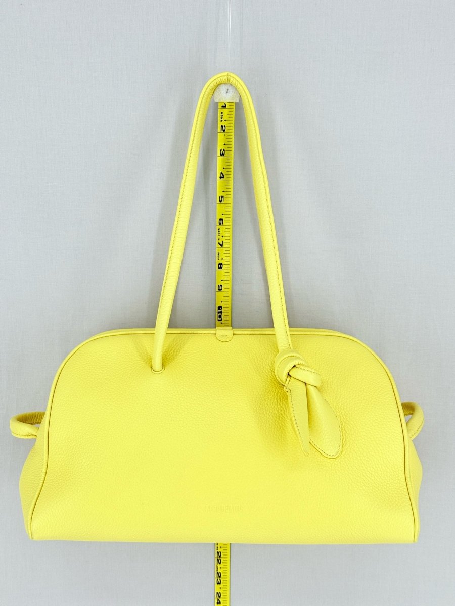Pre - loved JACQUEMUS Le Turismo Yellow Shoulder Bag at Reems Closet