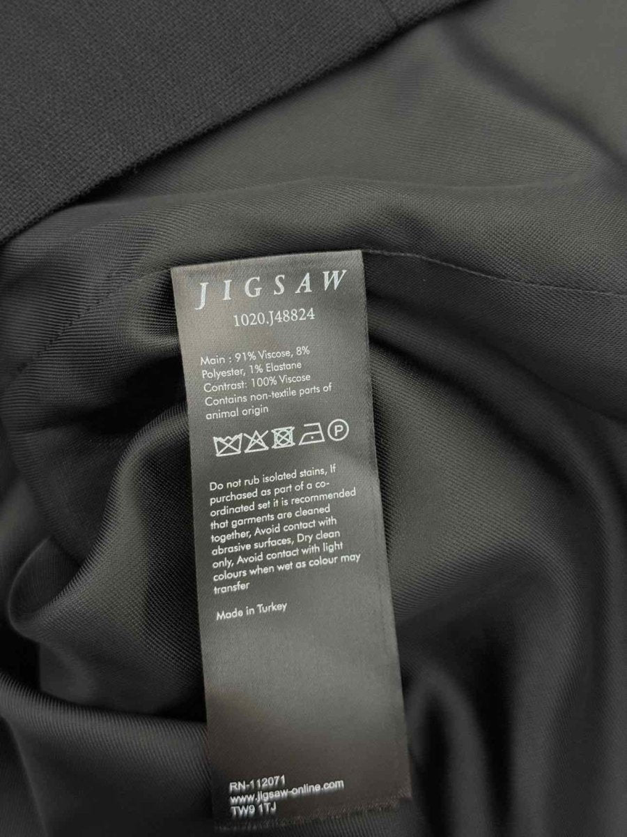 Pre-loved JIGSAW Ponte Black Size US 10 Vest Top at Reems Closet