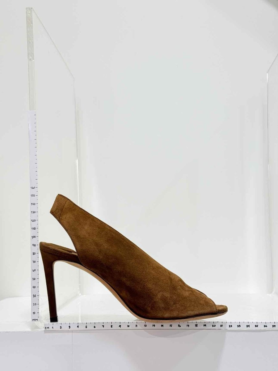 Pre - loved JIMMY CHOO Brown Size EU 38.5 Slingbacks at Reems Closet