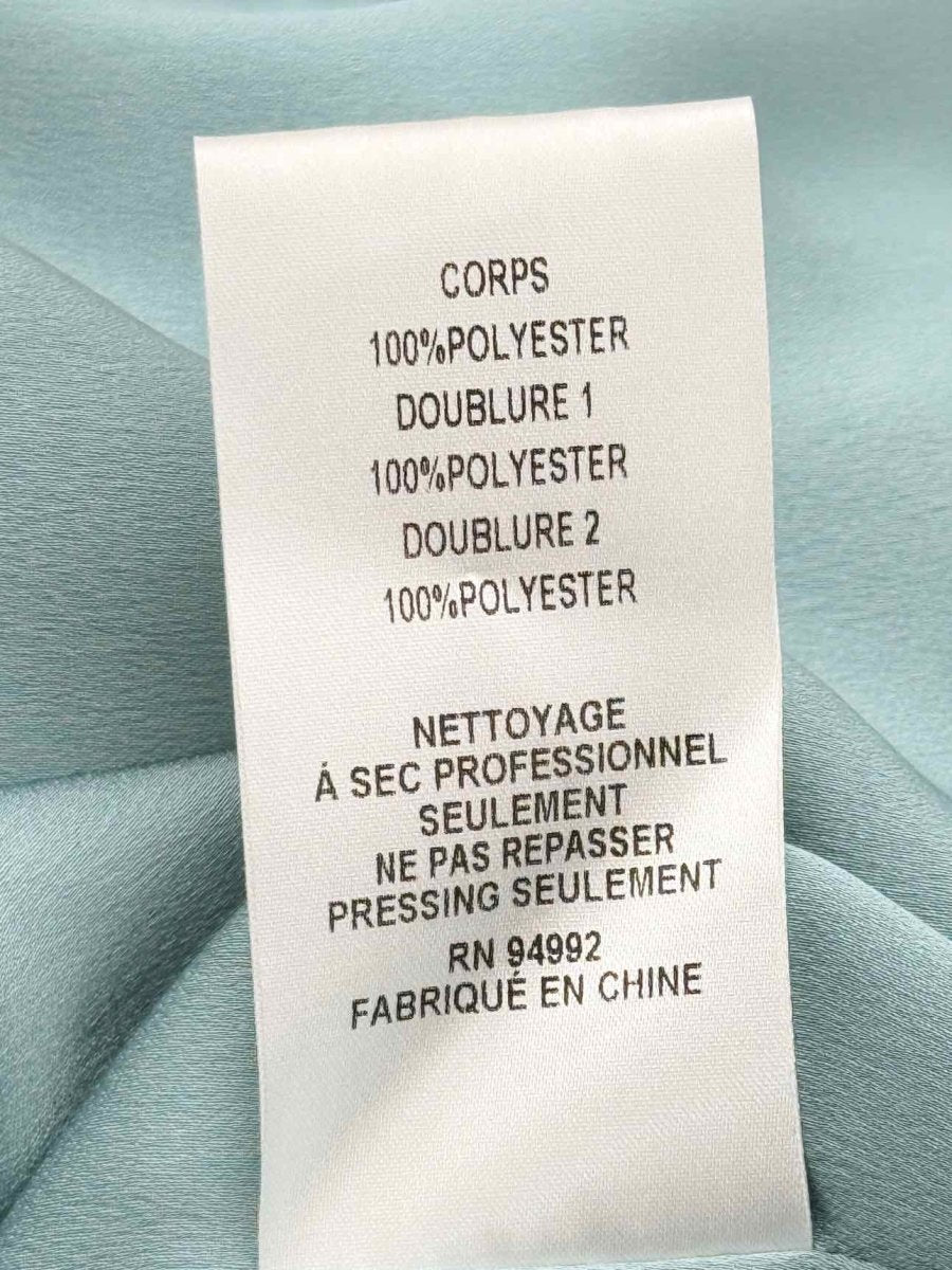 Pre - loved JONATHAN SIMKHAI Mint Green Size Medium Blouse at Reems Closet