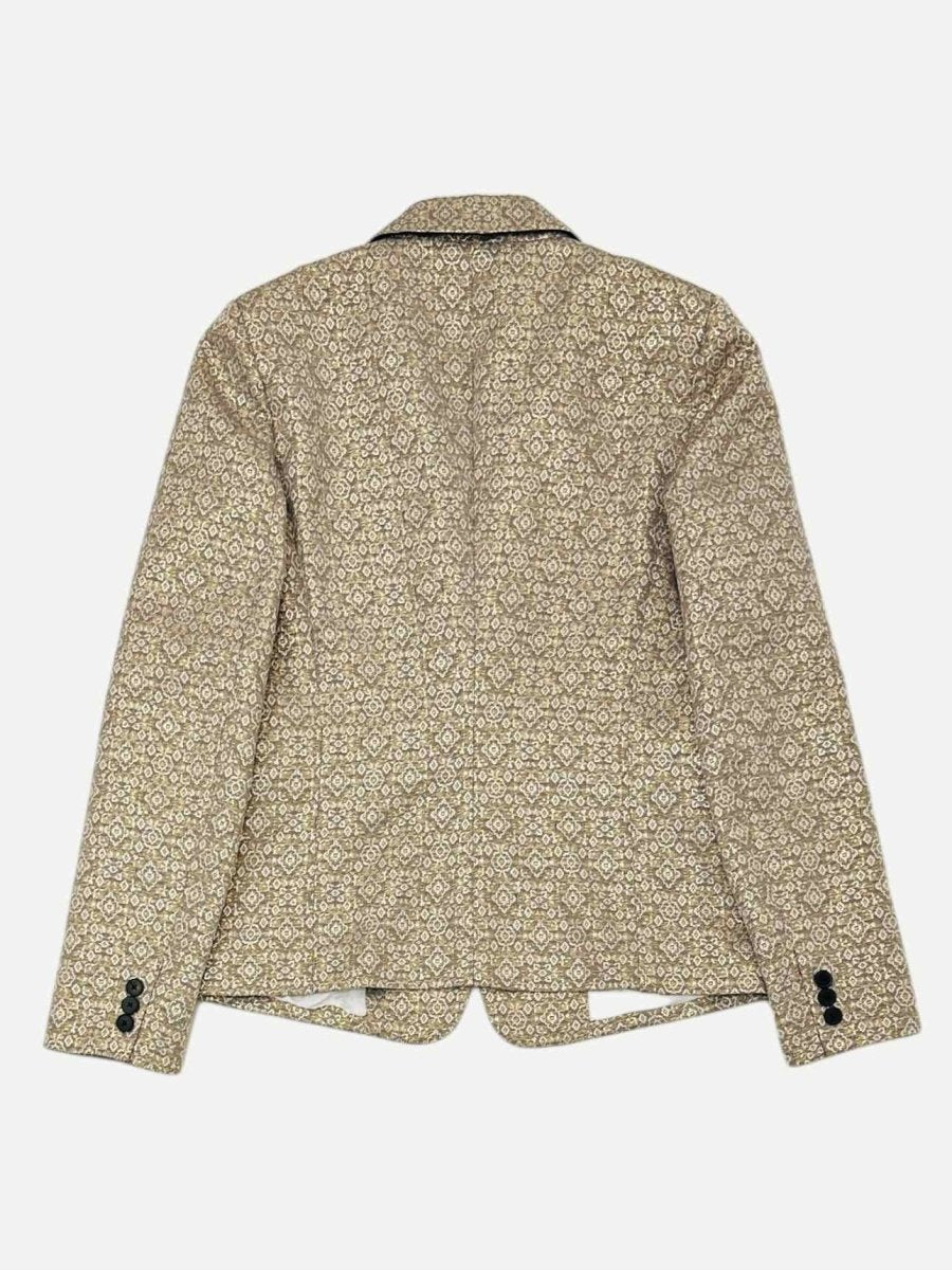 Pre-loved JOSEPH Shirt Beige & Gold Printed Jacket from Reems Closet