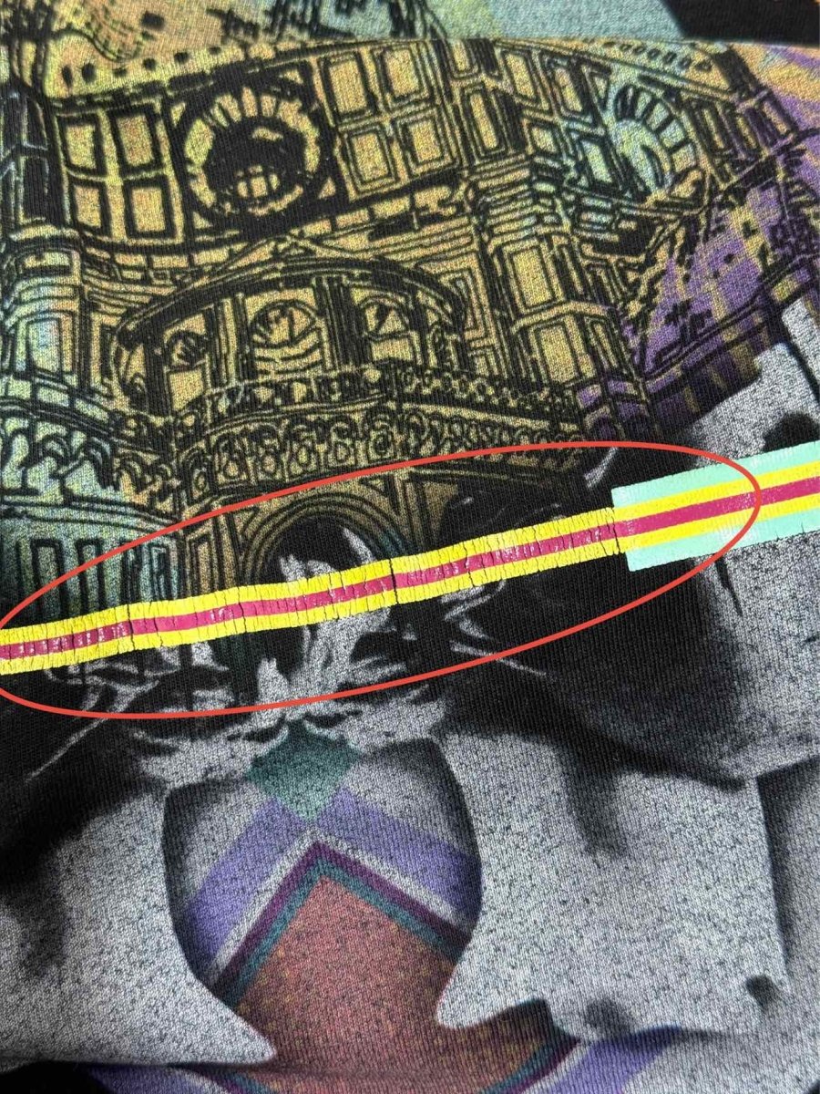 Pre - loved JUST CAVALLI Black Multicolor Size Medium T-shirt at Reems Closet