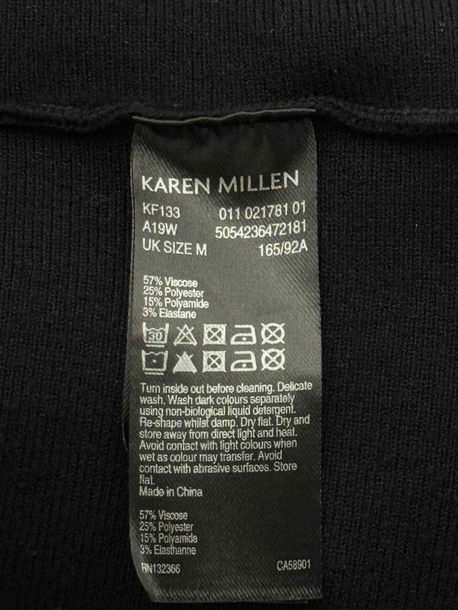 Pre - loved KAREN MILLEN Black Size Medium Midi Dress at Reems Closet