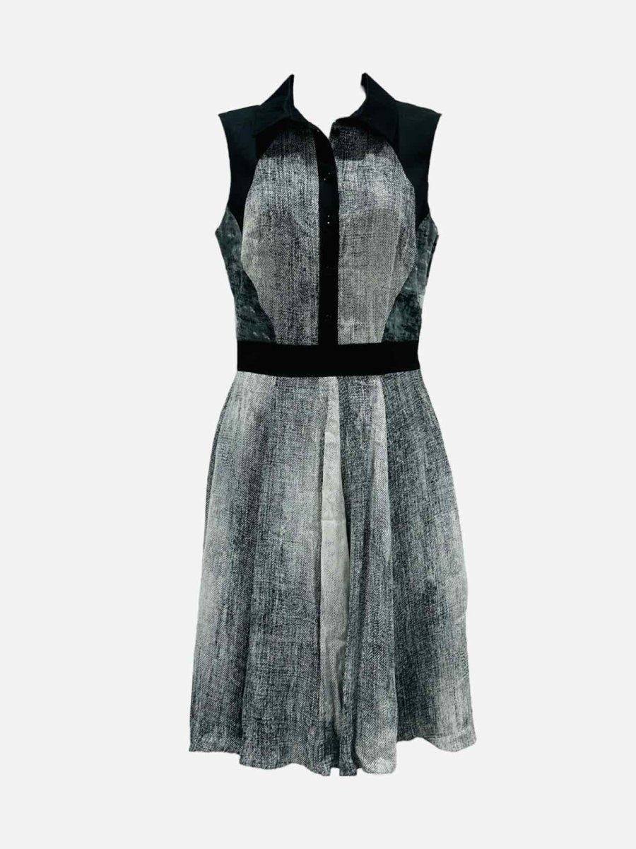 karen millen black and white dress Black And White Midi Dresses