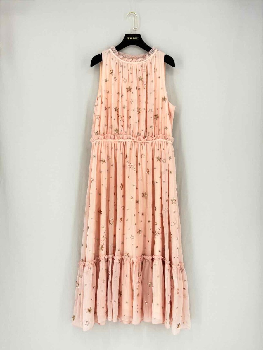 KATE SPADE Madison Ave Peach Size US 10 Midi Dress KATE SPADE Madison Ave Peach Size US 10 Midi Dress