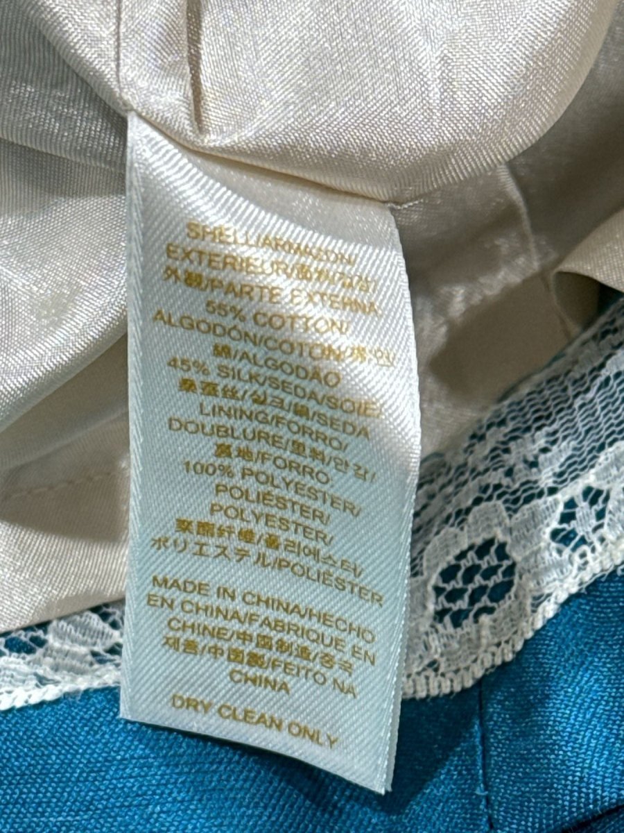 Pre - loved KATE SPADE Pencil Blue Knee Length Skirt US12 at Reems Closet