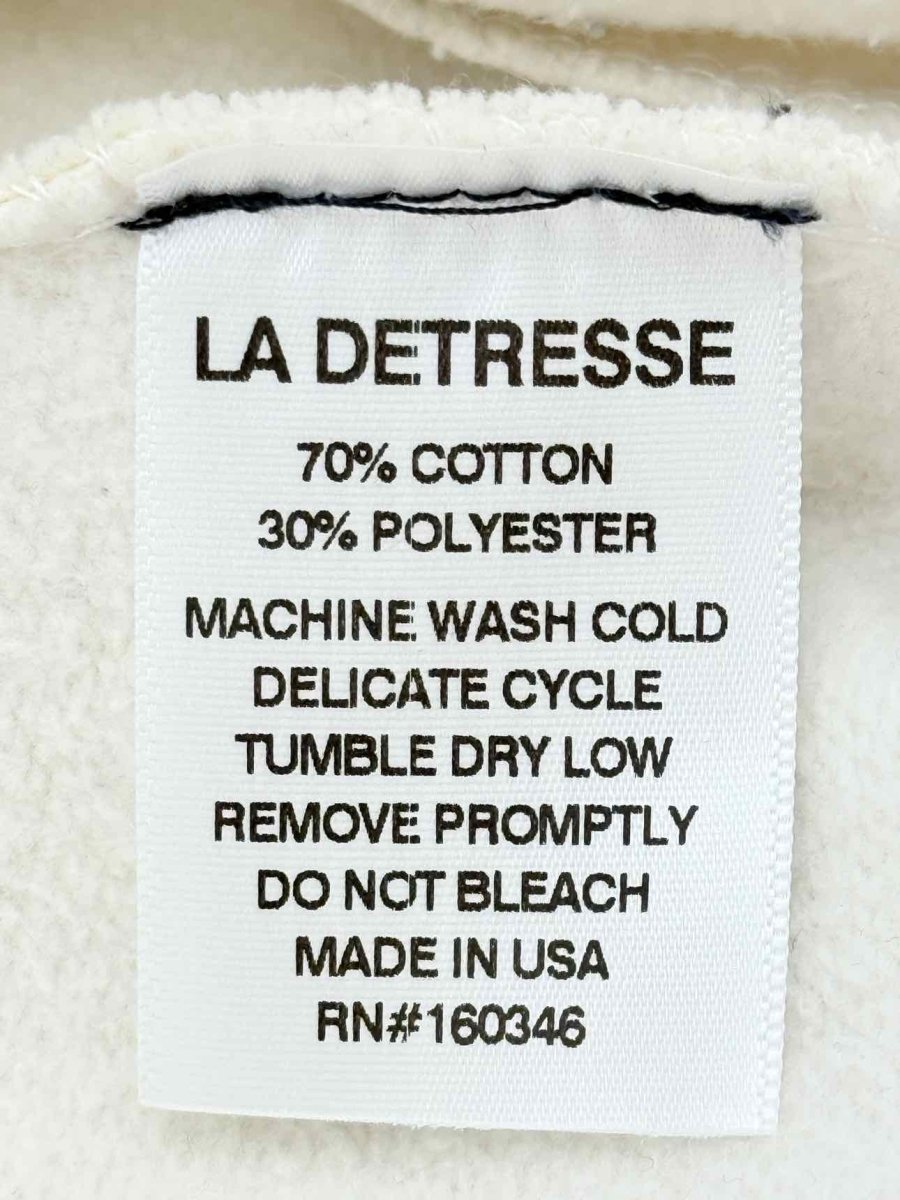 Pre - loved LA DETRESSE Blue & White Size Small Tracksuit Set at Reems Closet