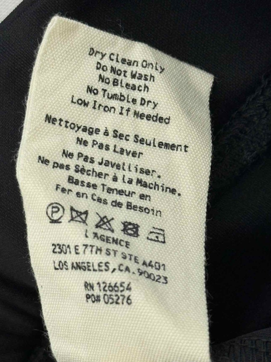 Pre - loved L'AGENCE Stirrup Black Size Large Pants at Reems Closet