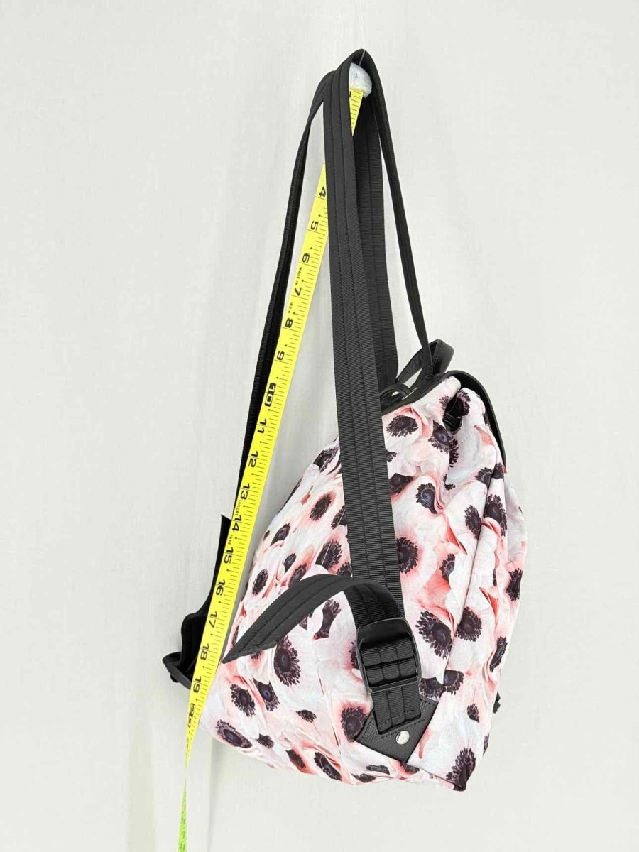 Pre - loved LONGCHAMP Le Pliage Pink Multicolor Floral Backpack at Reems Closet