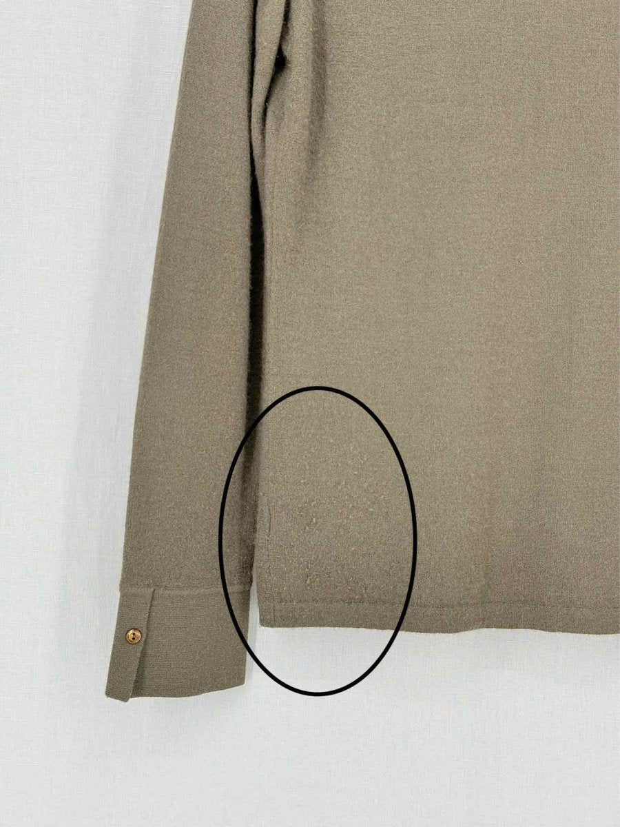 Pre - loved LORO PIANA Khaki Size US 8 Sweater at Reems Closet