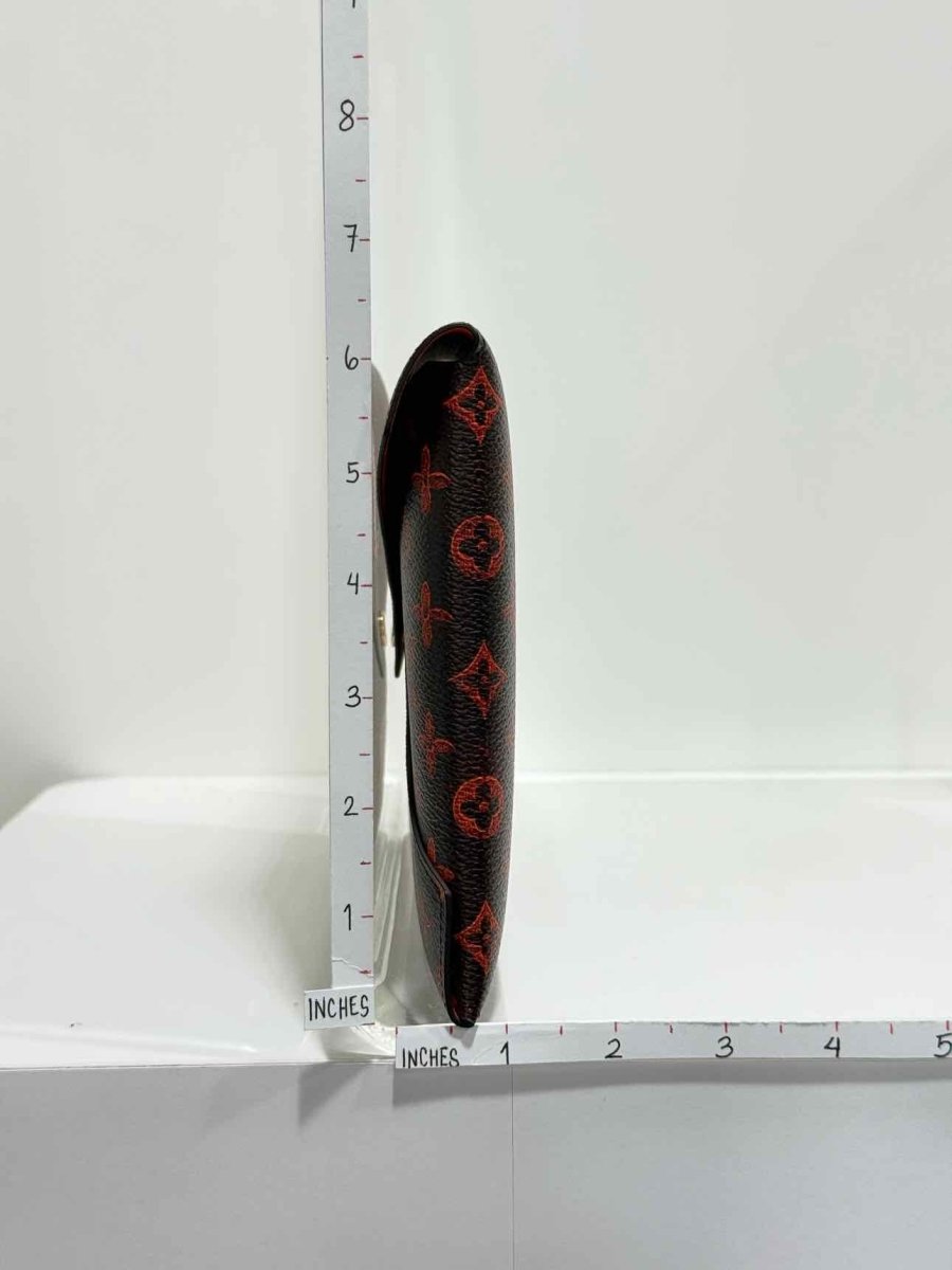 Pre - loved LOUIS VUITTON Black Multicolor Monogram Clutch at Reems Closet