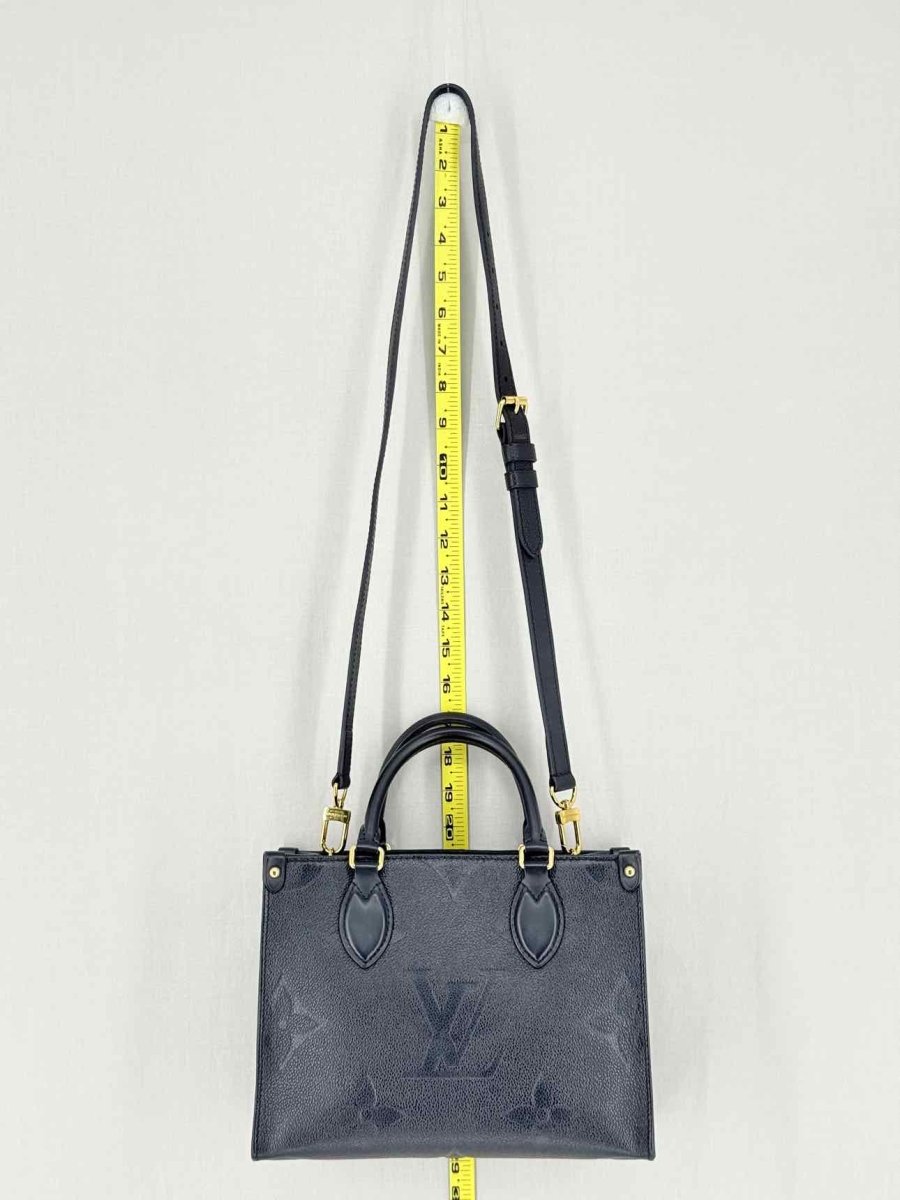 Pre - loved LOUIS VUITTON Onthego Black Tote Bag at Reems Closet