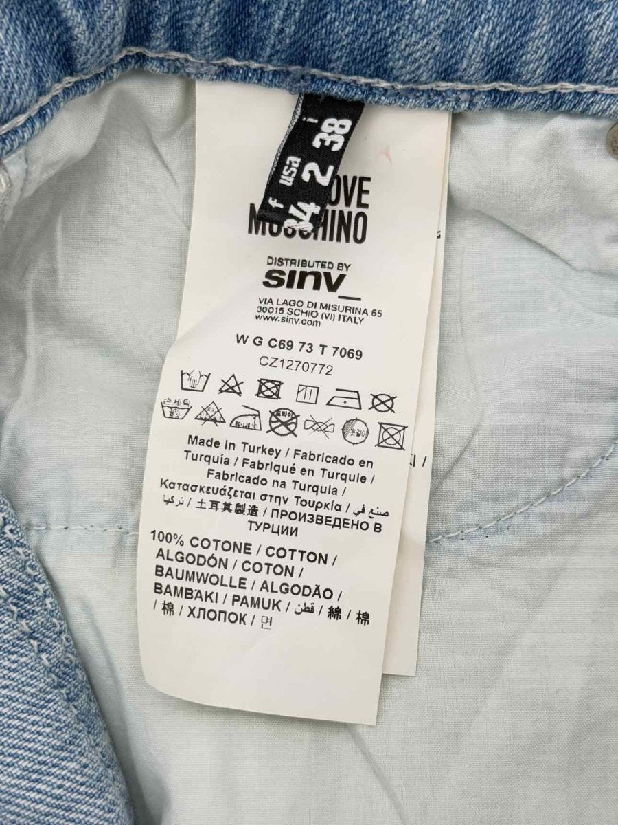 Pre - loved LOVE MOSCHINO Metallic Green Size US 2 Outfit Set at Reems Closet