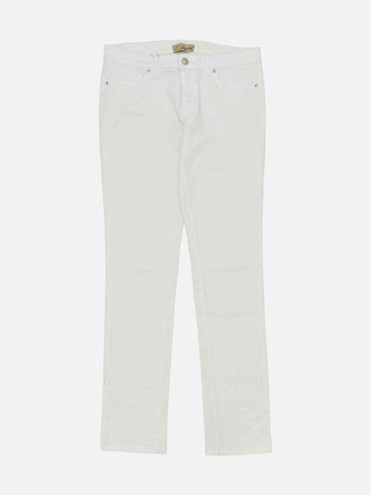 Pre-loved LUDICIOUS Straight Leg White Jeans from Reems Closet