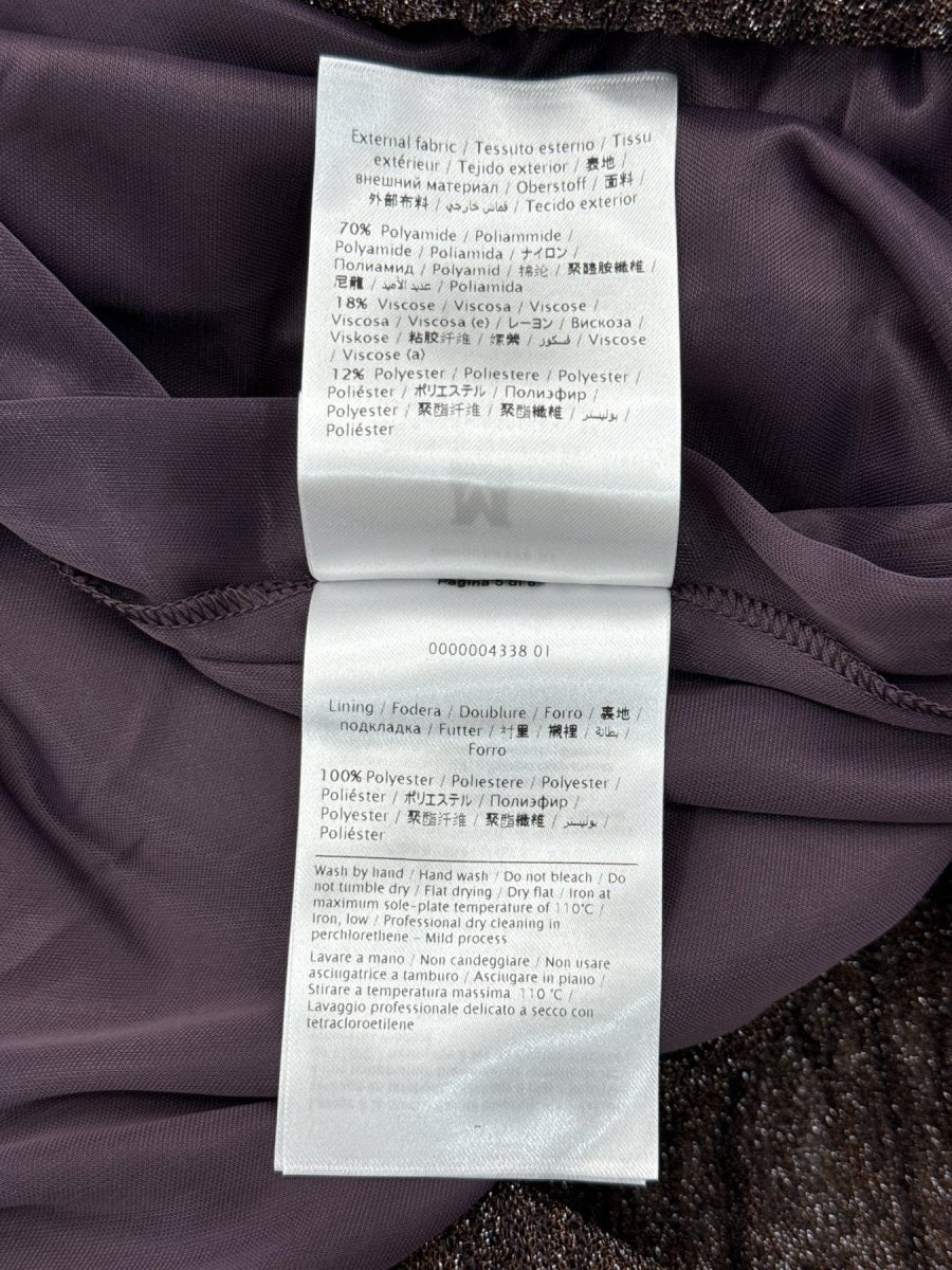 Pre - loved M MISSONI Brown Long Dress US10 at Reems Closet