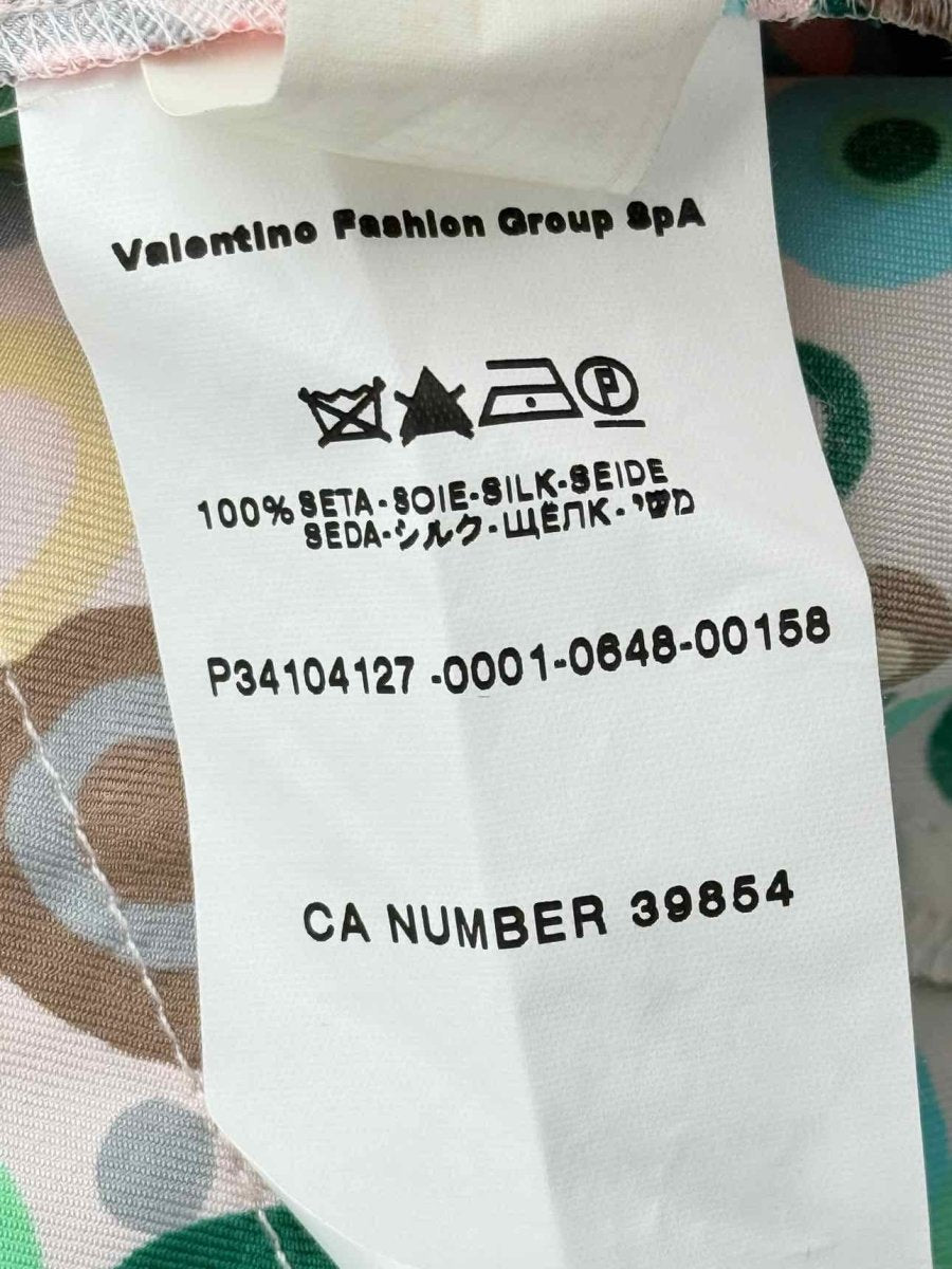 Pre - loved M MISSONI Embroidered Multicolor Size US 4 Short Dress at Reems Closet