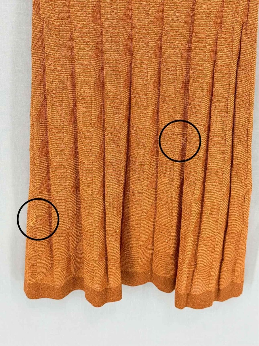 Pre - loved M MISSONI Orange Size XSmall Short Dress at Reems Closet