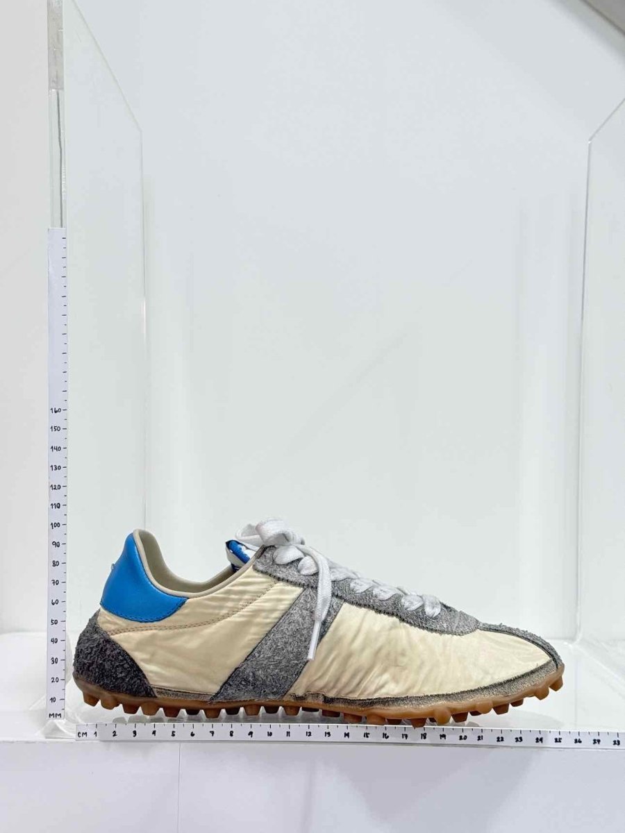Pre-loved MAISON MARGIELA Lemon Grey Blue Size EU 38 Sneakers at Reems Closet